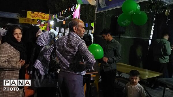 موکب بسیج دانشجویی دانشگاه فرهنگیان نیشابور در مهمانی کیلومتری  عید غدیر خم 