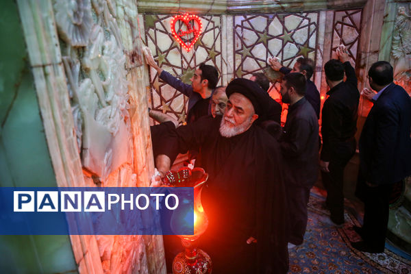 آیین «عهد عاشقی» با حضور اصحاب رسانه در مسجد جمکران