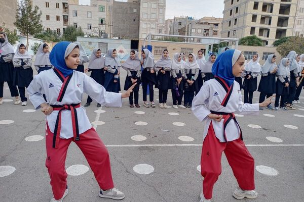 المپیاد ورزشی درون مدرسه ای در دبستان شهید آقچه لو رباط‌کریم