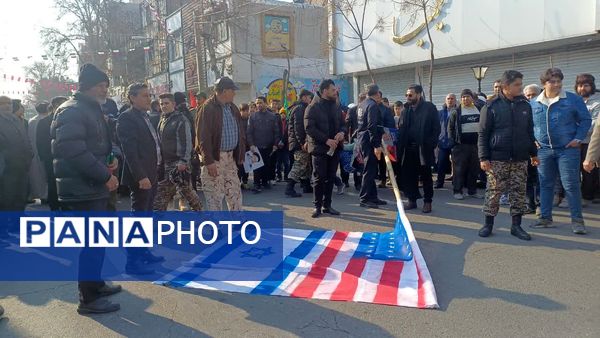 نمایش اقتدار و غیرت مردم ورامین در راهپیمایی ۲۲ بهمن