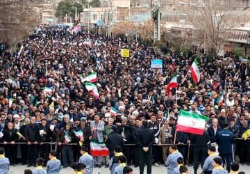 حضور نهاوندی‌ها در راهپیمایی۲۲ بهمن 