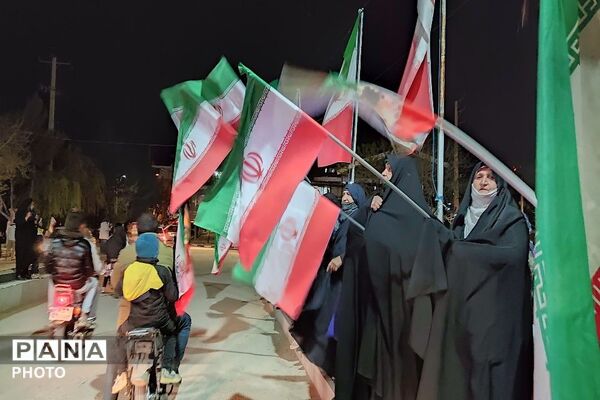 گذری بر رژه خودرویی در شهر بار نیشابور