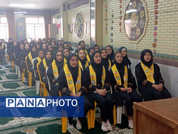  آیین باشکوه زنگ انقلاب در دبیرستان شهید بهشتی