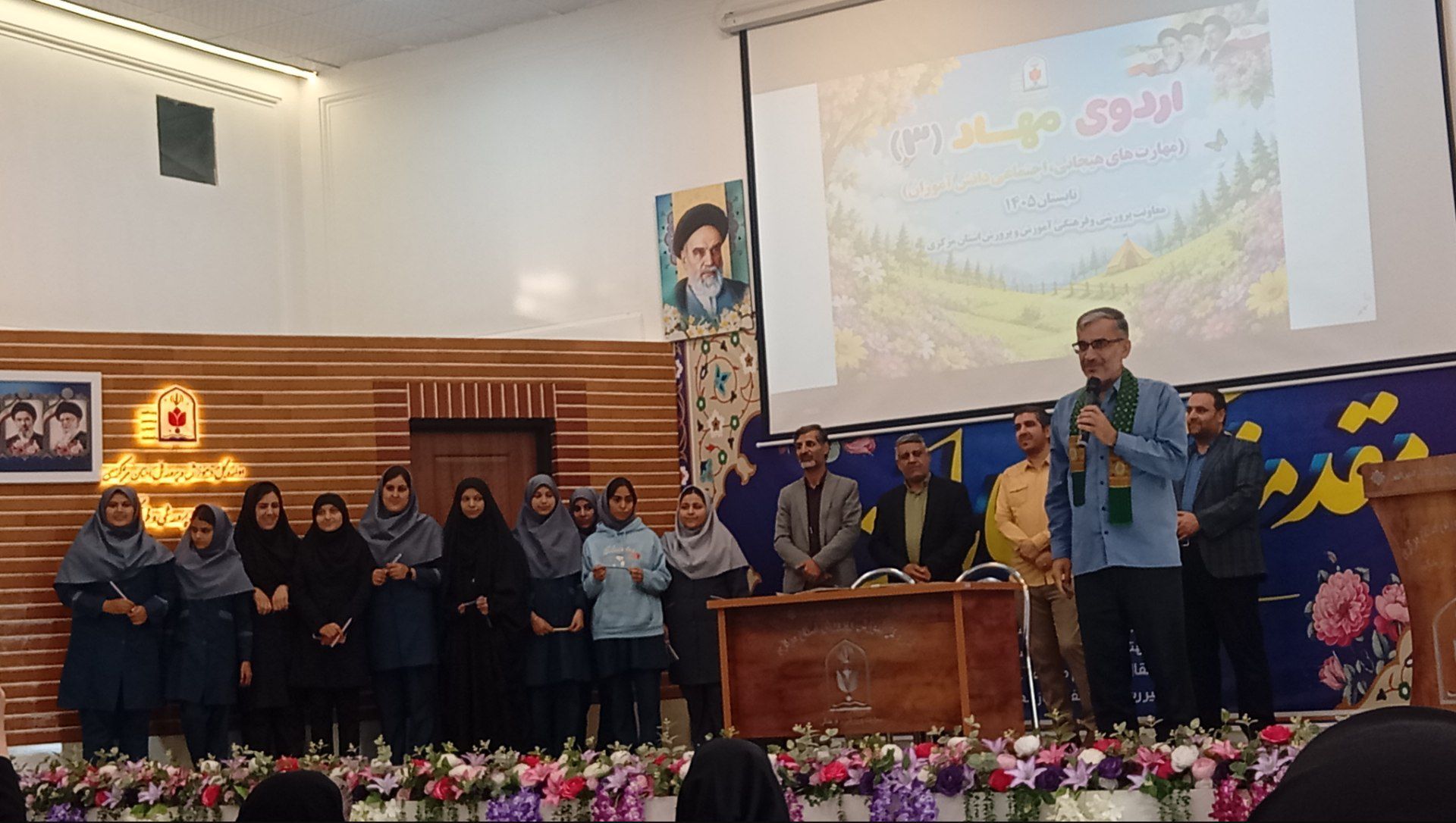  همنشینی و تکاپوی دانش آموزان در اردوی مهاد ۳