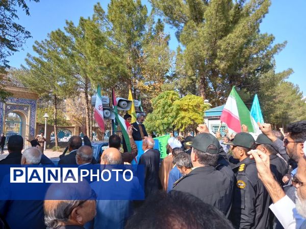 راهپیمایی جمعه خشم در شهرستان کاشمر 