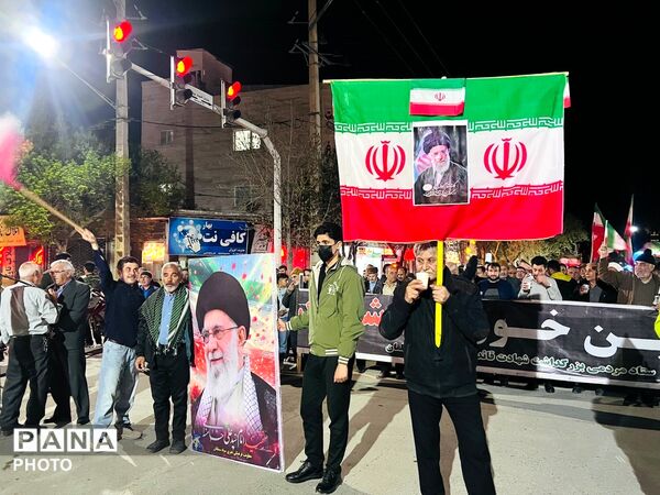 جلوه هایی از حضور باشکوه مردم آشخانه در راهپیمایی