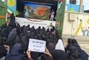 تماشاخانه سیار کانون میهمان دانش‌آموزان دبیرستان تزکیه نهبندان