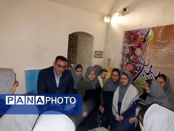 بازدید دانش‌‌آموزان آموزشگاه فدک از موزه میراث فرهنگی 