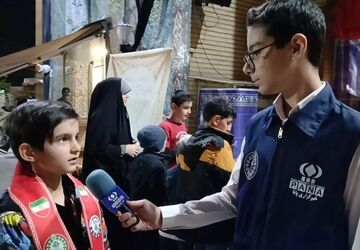 شبی پر از نور و یادگیری در موکب سازمان دانش‌آموزی شهر تهران
