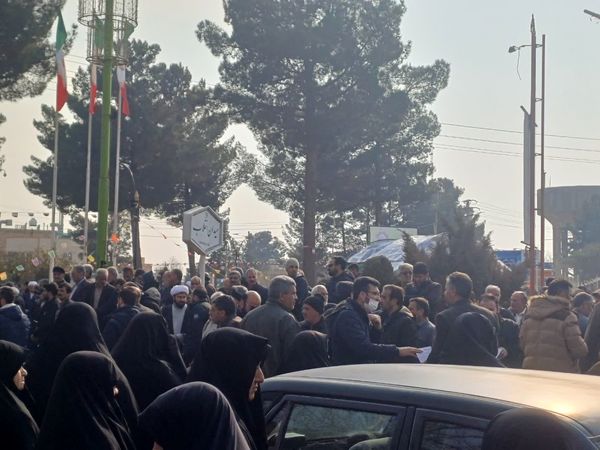 مراسم تشییع حجت‌الاسلام والمسلمین سید هاشم سجادی نسب در برخوار