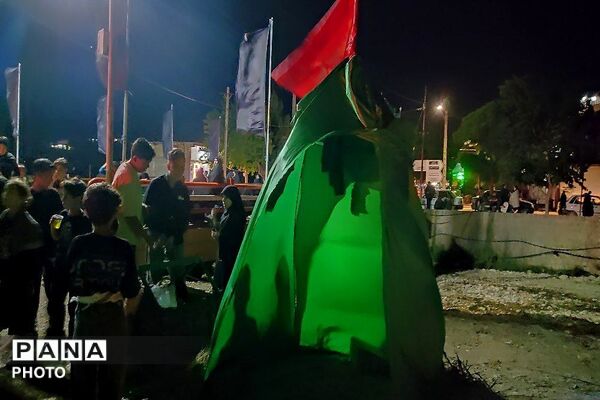 مراسم شام غریبان سالار شهیدان  در حسینیه شهدای شهر بار