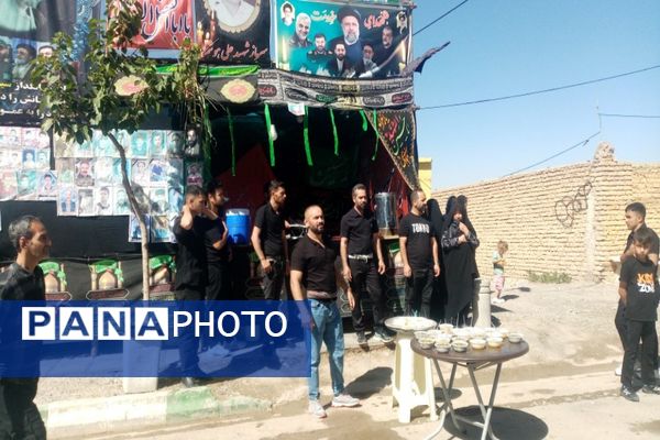 برگزاری مراسم گرامیداشت تاسوعای حسینی در شهر تیتکانلو 