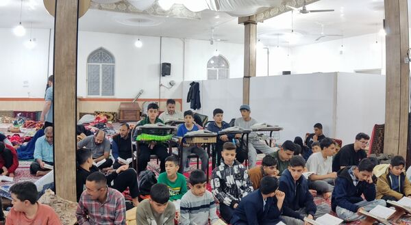 مراسم معنوی اعتکاف در مسجد امام هادی(ع) الشتر