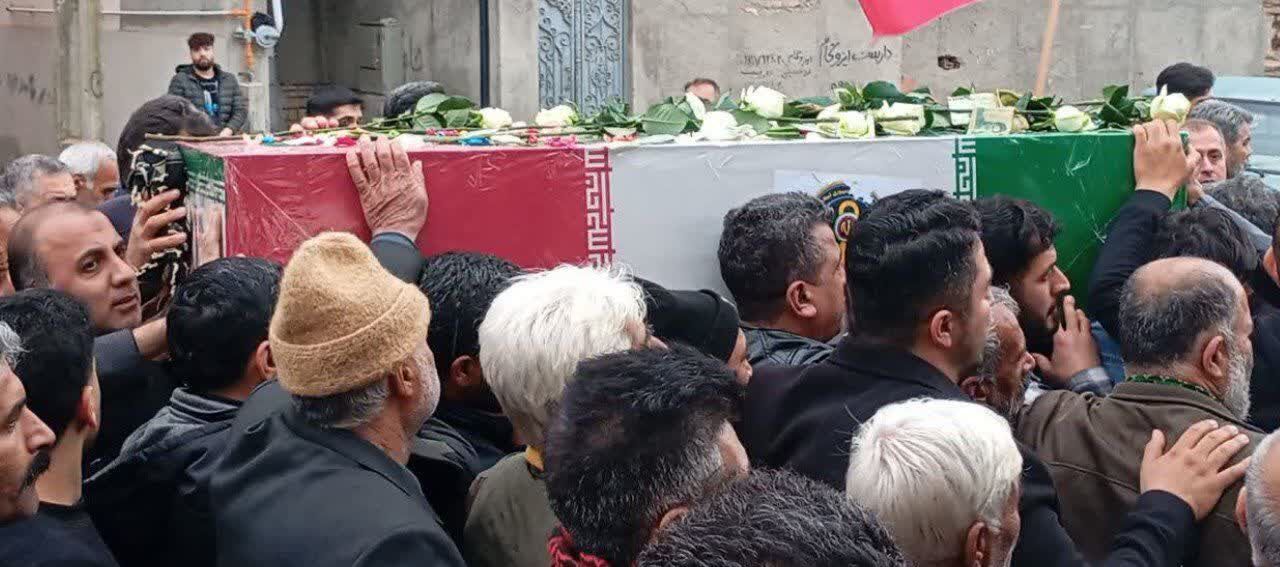 مراسم وادع کردکویی‌ها با شهید ناو دنا