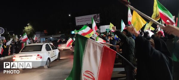 تجمعات مردمی و رژهٔ ماشینی در میدان شریعتی مشهد