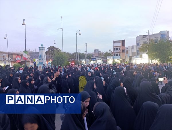 تجمع باشکوه مردم آشخانه در محکومیت اسرائیل و ترور شهید سیدحسن نصرالله 