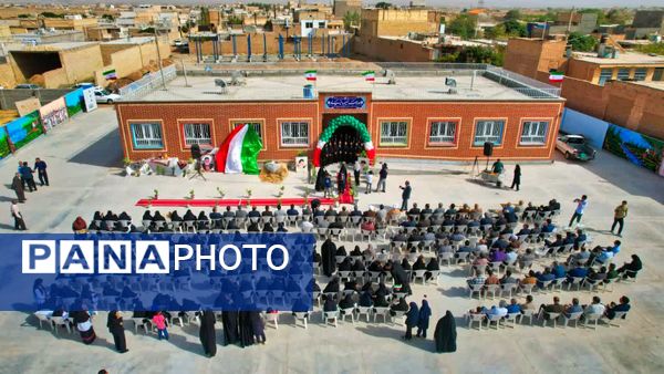 لبخند شادی بر لب های دانش آموزان فدافن؛ مدرسه جدید میزبان آنان خواهد بود 