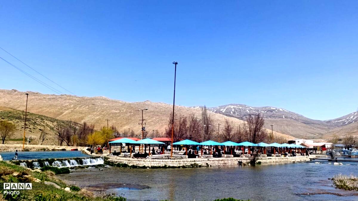 خنکی چشمه دیمه کوهرنگ روح را نوازش می‌دهد
