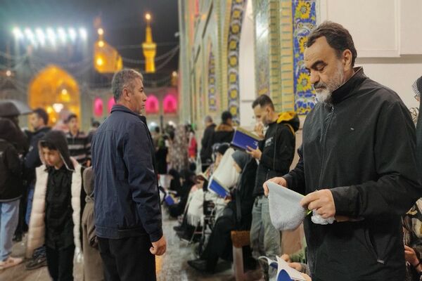 مراسم سومین شب قدر در بارگاه  ملکوتی حضرت امام رضا(ع)
