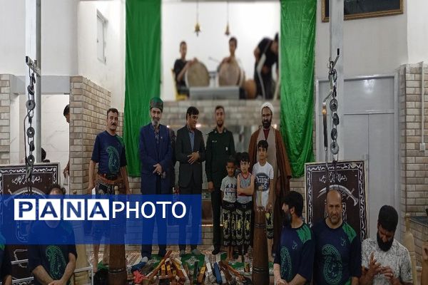 جشن امتیازدهی سالانه ورزشکاران به مناسبت روز فرهنگ پهلوانی و ورزش زورخانه ای در گود باستانی شهر بار 