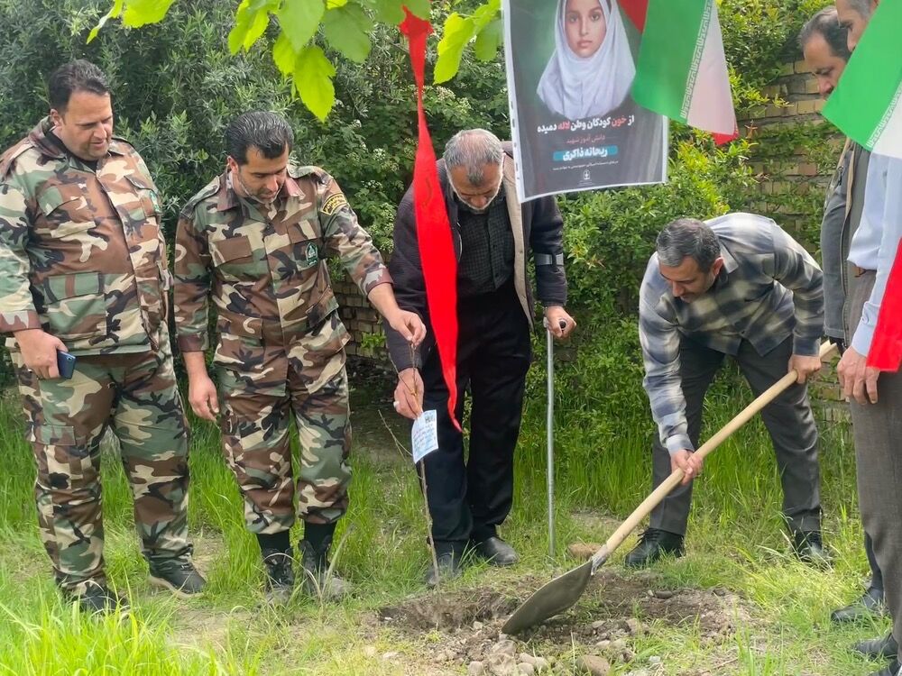 پویش ملی کاشت نهال امید در شهرستان رامیان