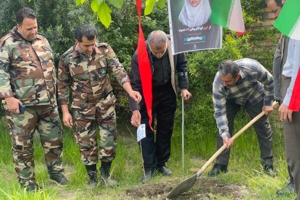 پویش ملی کاشت نهال امید در شهرستان رامیان
