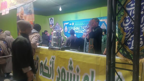 موکب های پذیرایی در جشن خیابانی مهر علوی کاشمر