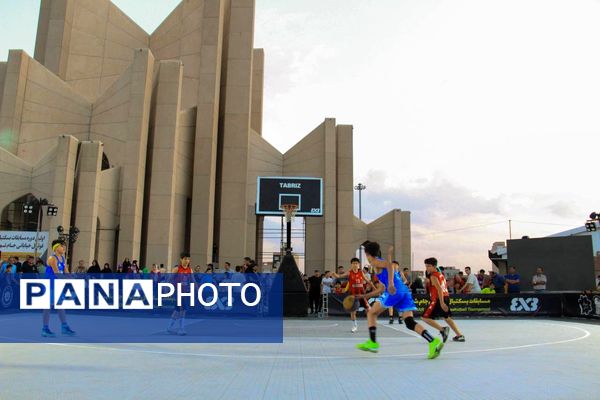 دومین روز مسابقات بسکتبال ۳در۳ در تبریز 