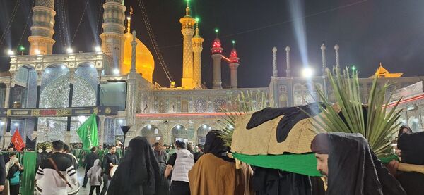 شام غریبان حضرت فاطمه زهرا(س) در حرم حضرت معصومه (س)