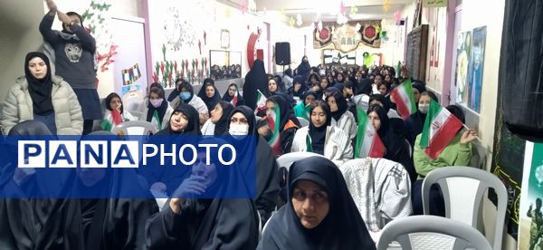 مراسم استقبال از شهدای گمنام در دبیرستان شهید صدوقی ناحیه 2 کرج 