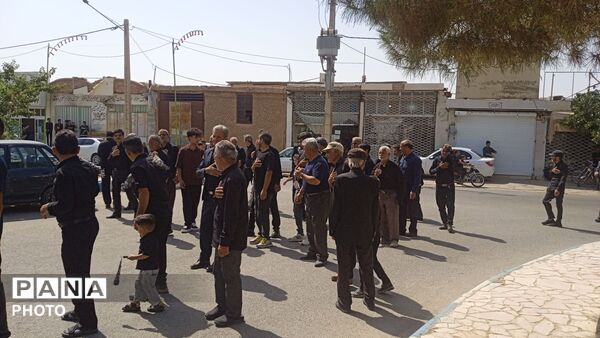 نخل گردانی در روستای فدافن،تاسوعایی به یادگار از کربلا 