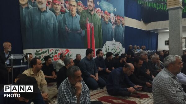 آیین گرامیداشت اولین سالگرد شهید حسین قربانی در نظرآباد 