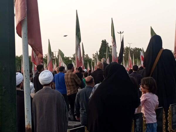 تشییع باشکوه پیکر شهید مبارزه با اسرائیل جنایتکار