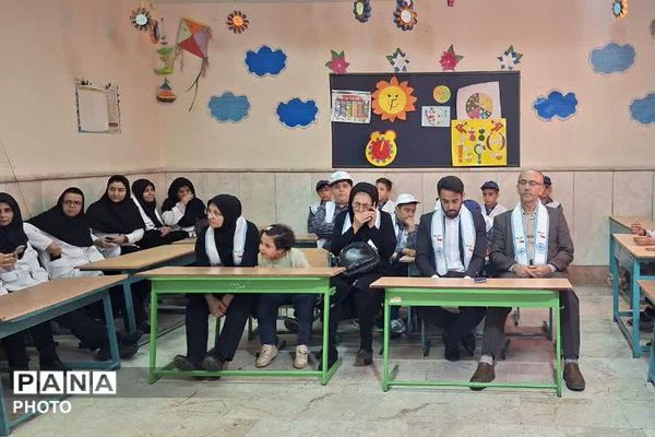 افتتاحیه اتاق بهداشت دبستان ایمان همزمان با هفته سلامت