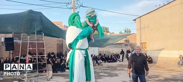 تعزیه خوانی در روستای فرشه