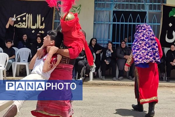 مراسم شبیه خوانی روز عاشورا در شهرستان طالقان