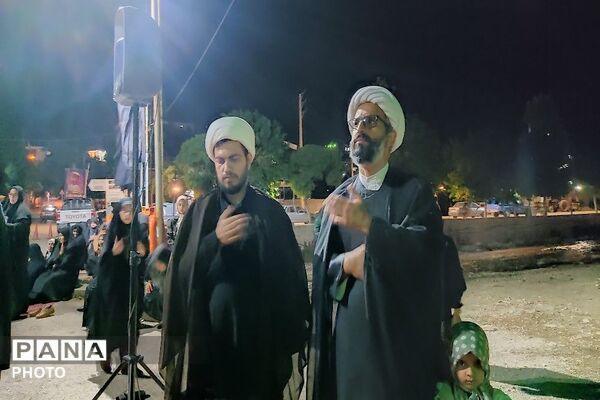 مراسم عزاداری ششمین شب از ماه محرم الحرام در حسینیه شهدای شهر بار