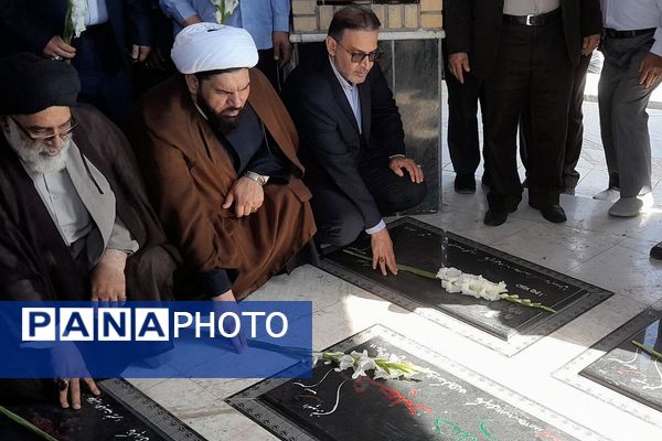 مراسم سالروز شهادت شهید بهشتی و ۷۲ یار انقلاب و چهلمین روز از شهادت رییس‌جمهور و شهدای خدمت در ورامین