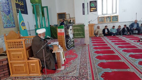 مراسم دعای عرفه در شهر درق