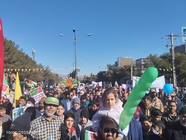 راهپیمایی ۲۲ بهمن در خراسان جنوبی 