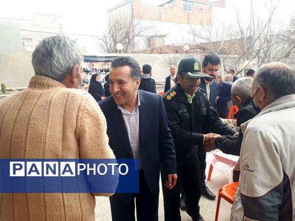 حضور سرپرست فرمانداری سملقان در خانه سالمندان این شهر