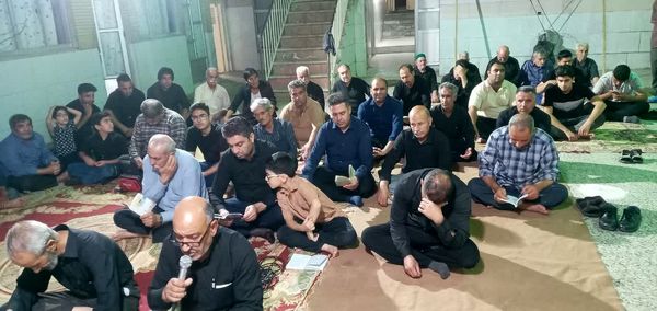 عزاداری اربعین خدمتگزاران حسینیه  ابوالفضلی فدافن در مشهد مقدس