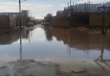 آبگرفتگی معابر کوهدشت در هفته‌ای بارانی 