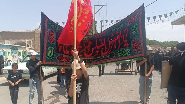 مراسم تاسوعای حسینی در آستانه سید سلطان فقیه‌الدین