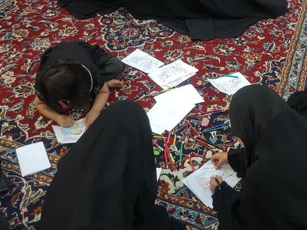 مراسم عزاداری سیدالشهدا دردبیرستان دخترانه امام حسین (ع)