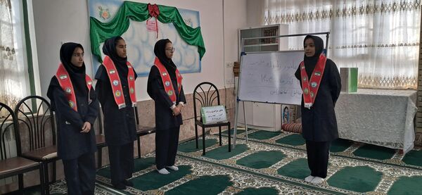 مانور زلزله در مدرسه شهید رزمی خلیل آباد