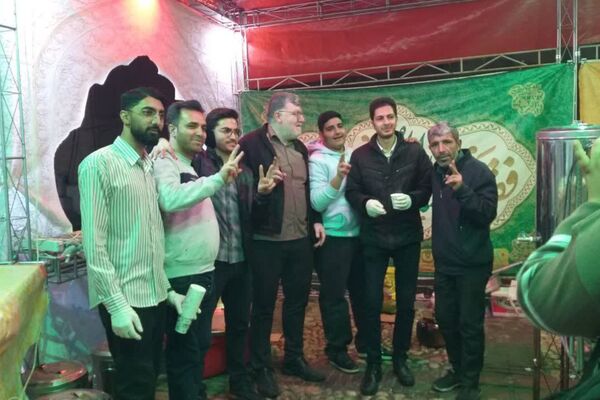 برپایی موکب پذیرایی به‌مناسبت ولادت حضرت علی(ع)