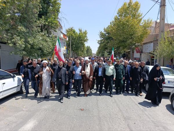 راهپیمایی جمعه خشم علیه جنایات رژیم غاصب صهیونیستی در کوهدشت