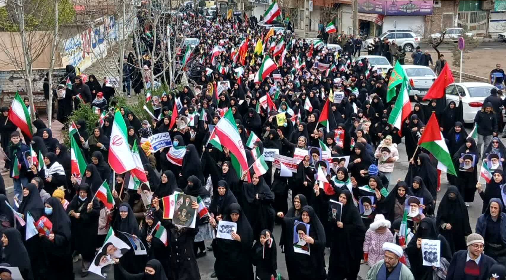 حضور پرشور مردم محمدشهر کرج در راهپیمایی روز قدس