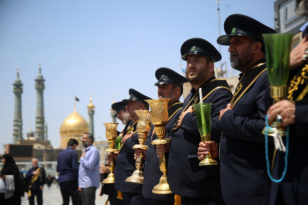 عزاداری سالروز شهادت امام جواد(ع) در حرم حضرت معصومه(س)